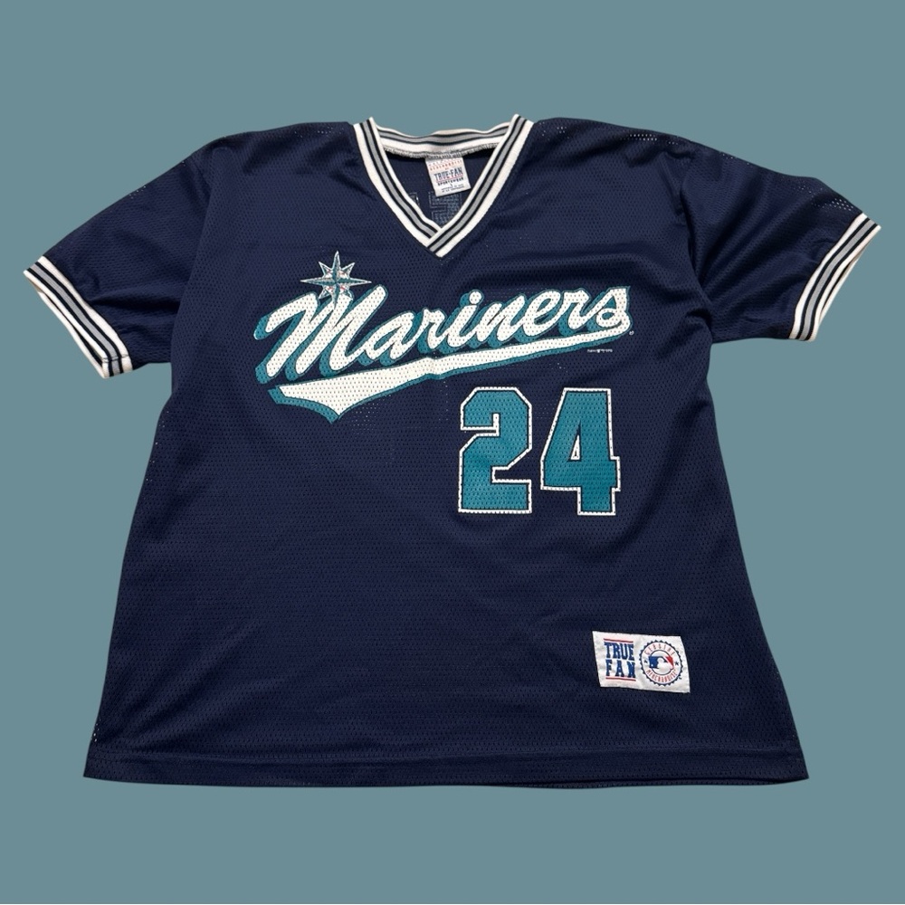 True Fan MLB 1998 Seattle Mariners Ken Griffey Jr No. 24 Jersey